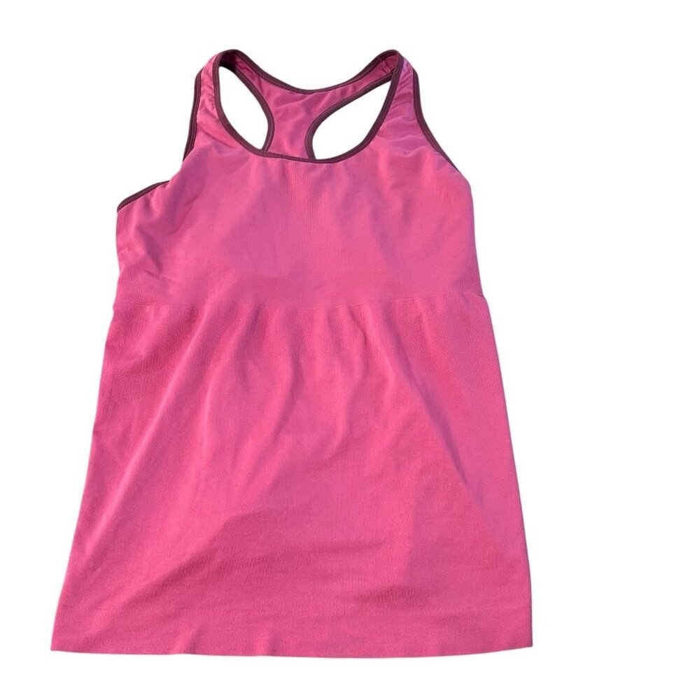 Patagonia Women's Pink Tank Halter Top Shirt Style 32226 Size XL Built In Bra